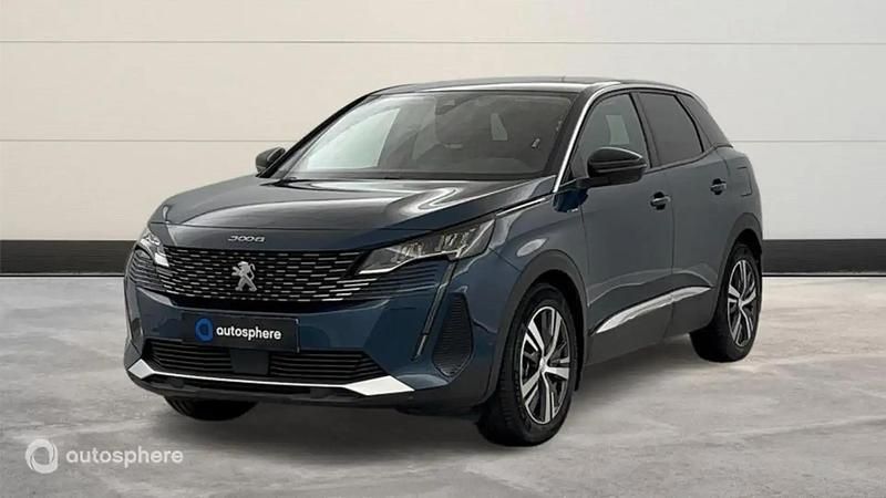 Bleu Utilisé 2022 Peugeot 3008 Allure SUV | 25 799 € (Prix juste) - Image 1/4
