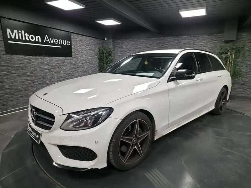 Blanc Occasion 2018 Mercedes C180 Sportline Break | 11 000 € (Bon prix) - Image 1/4