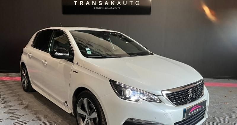 Blanc Utilisé 2020 Peugeot 308 GT-line Berline | 11 490 € (Super prix) - Image 1/4