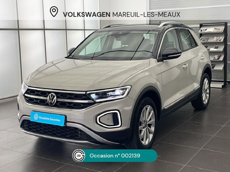 Gris Utilisé 2022 VW T-Roc Style SUV | 25 390 € (Bon prix) - Image 1/4