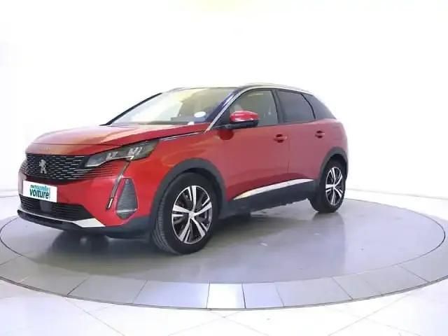 Rouge Utilisé 2021 Peugeot 3008 | 22 490 € (Prix juste) - Image 1/4
