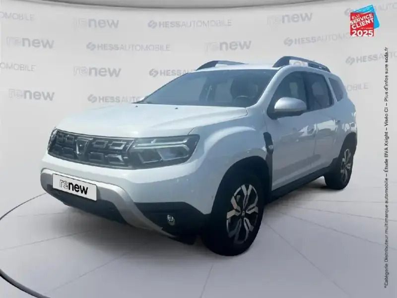 Blanc Utilisé 2022 Dacia Duster Prestige SUV | 17 999 € (Prix juste) - Image 1/4