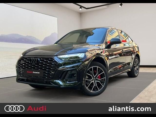 Noir mythe métallisé Utilisé 2024 Audi Q5 Sportback S-Line SUV | 63 800 € (Prix cher) - Image 1/4