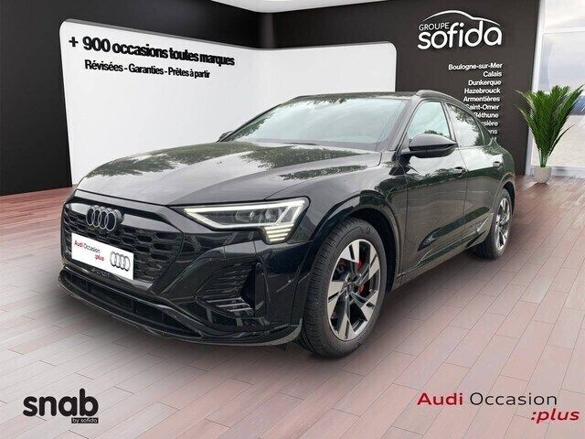 Noir mythe métallisé Utilisé 2024 Audi Q8 Sportback e-tron S-Line SUV | 64 900 € (Prix assez cher) - Image 1/4