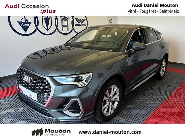 Gris daytona nacré Utilisé 2020 Audi Q3 Sportback S-Line SUV | 30 900 € (Prix juste) - Image 1/4