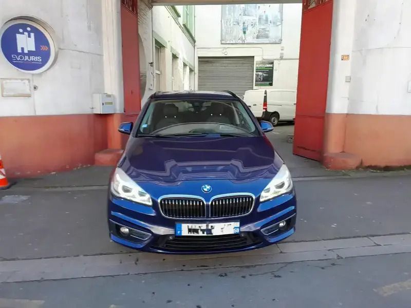 Bleu Utilisé 2015 BMW 218 Gran Tourer Monospace | 8 890 € - Image 1/4
