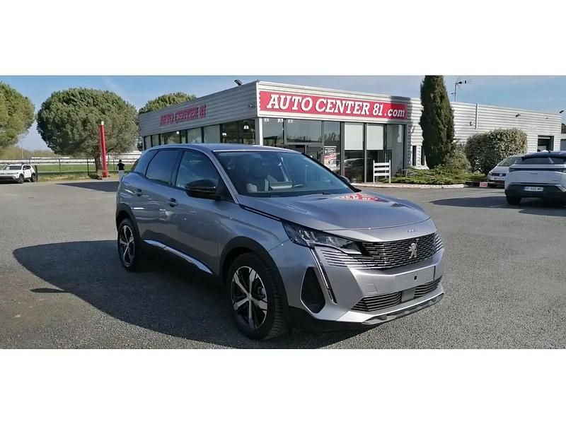 Gris Utilisé 2022 Peugeot 3008 Allure SUV | 22 950 € (Prix juste) - Image 1/4