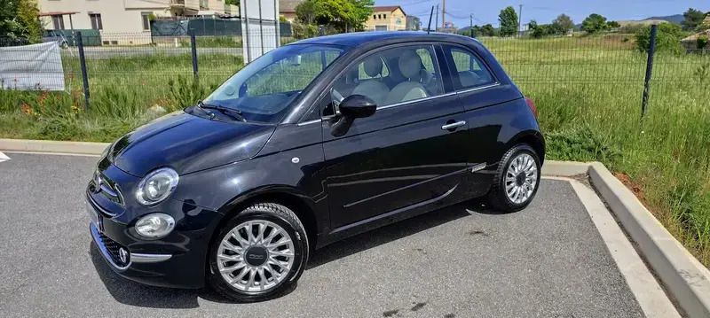 Noir Utilisé 2018 Fiat 500 Club Berline | 8 900 € (Bon prix) - Image 1/4