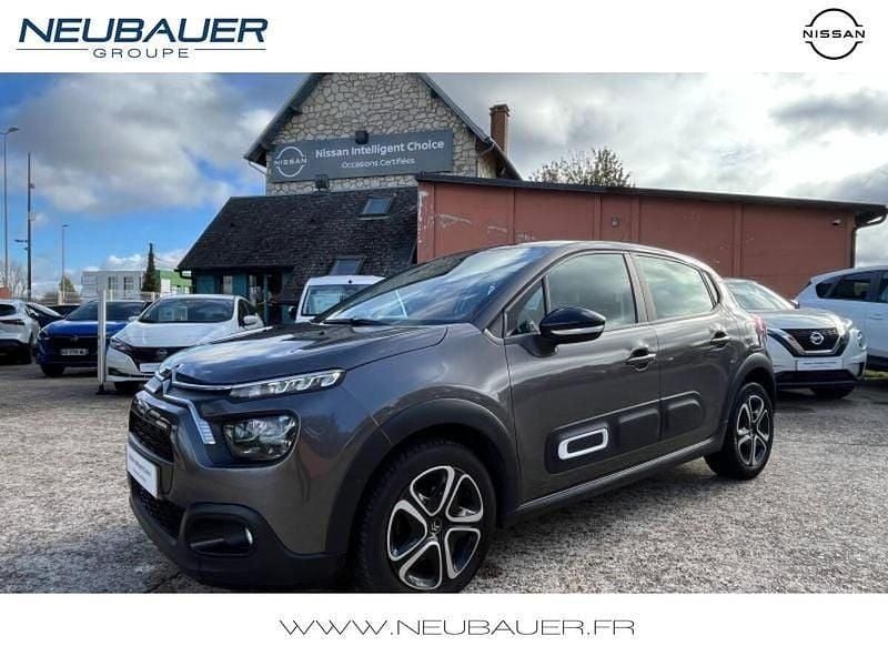 Gris Utilisé 2022 Citroën C3 PureTech Citadine | 9 890 € (Bon prix) - Image 1/4