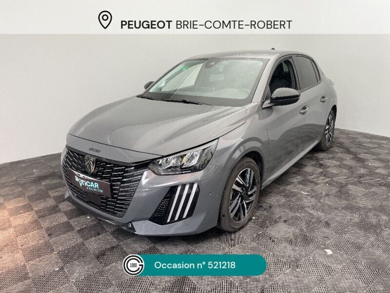 Gris Utilisé 2024 Peugeot 208 Allure Citadine | 14 980 € (Super prix) - Image 1/4