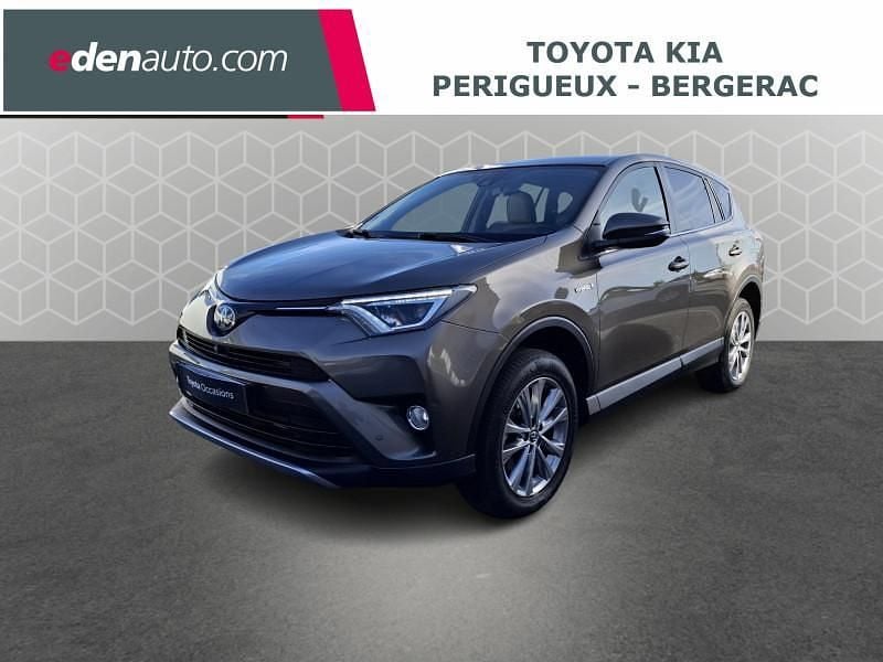 Beige Occasion 2018 Toyota RAV4 Hybrid Lounge SUV | 24 500 € (Bon prix) - Image 1/4