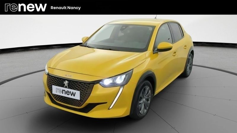 Jaune Utilisé 2021 Peugeot e-208 Allure Citadine | 14 292 € (Bon prix) - Image 1/4
