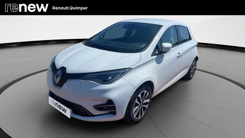 Blanc Utilisé 2020 Renault Zoe Intens Citadine | 11 770 € (Prix juste) - Image 1/4