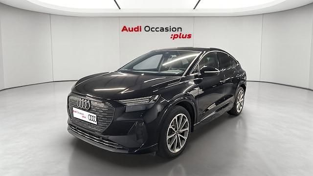 Noir mythe métallisé Occasion 2022 Audi Q4 Sportback e-tron Advanced SUV | 29 900 € (Bon prix) - Image 1/4