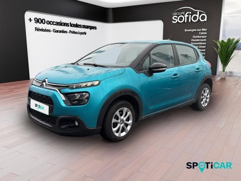 Bleu Utilisé 2022 Citroën C3 Citadine | 10 890 € (Bon prix) - Image 1/3