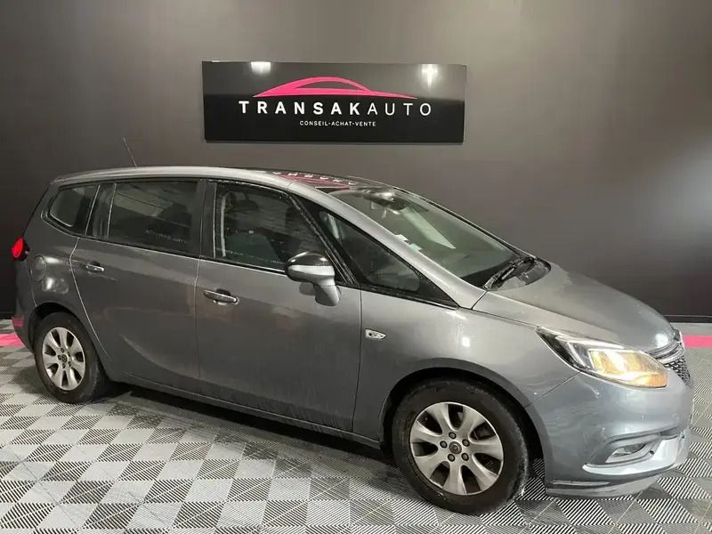 Gris Utilisé 2017 Opel Zafira Tourer Business Monospace | 10 900 € - Image 1/4