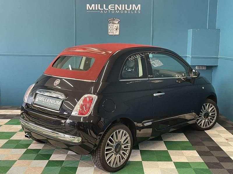 Occasion Fiat 500C Lounge 69 ch (50 kW) 2015 Noir Cabriolet