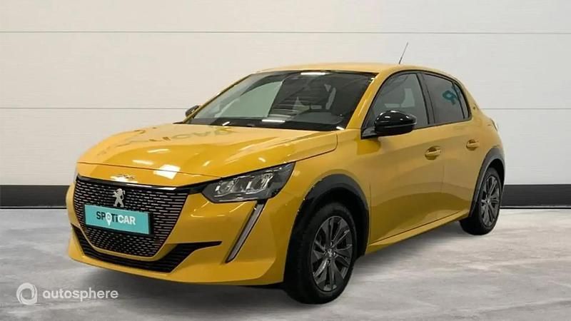 Jaune Utilisé 2022 Peugeot e-208 Allure Citadine | 16 499 € (Prix juste) - Image 1/4