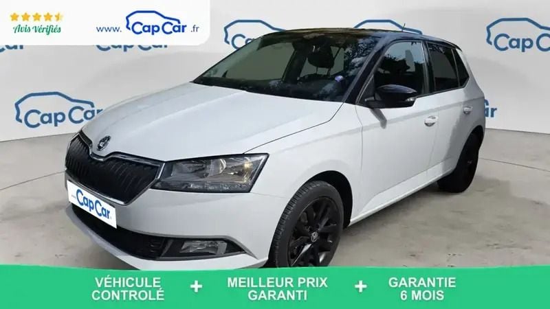 Noir Utilisé 2019 Skoda Fabia Citadine | 10 290 € (Super prix) - Image 1/4