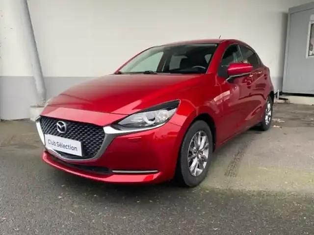 Rouge métallisé Occasion 2020 Mazda 2 Berline | 11 990 € (Prix juste) - Image 1/4
