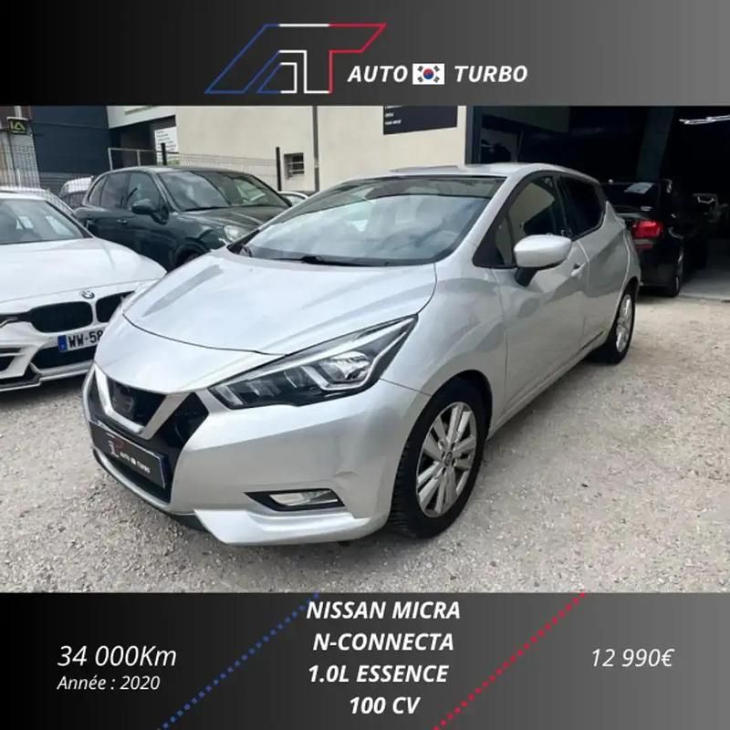 Gris Occasion 2020 Nissan Micra N-Connecta Berline | 12 990 € (Prix juste) - Image 1/4