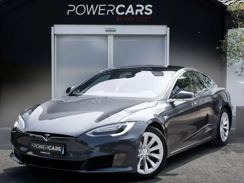 Gris Utilisé 2017 Tesla Model S Berline | 25 950 € (Bon prix) - Image 1/4