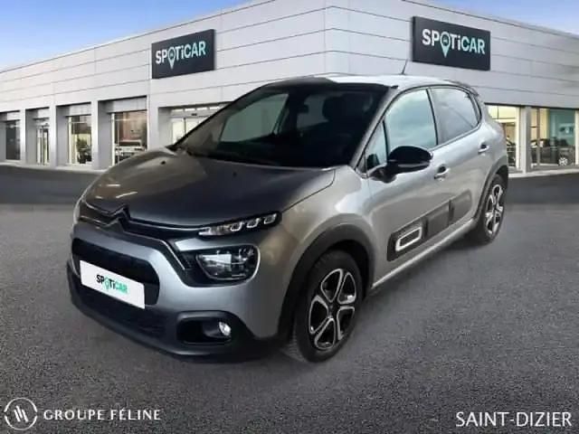 Gris acier (m) noir onyx Occasion 2022 Citroën C3 Feel Berline | 11 960 € (Prix juste) - Image 1/4