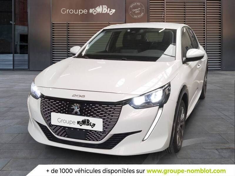 Blanc Utilisé 2021 Peugeot e-208 Business-Line Citadine | 15 990 € (Prix juste) - Image 1/3