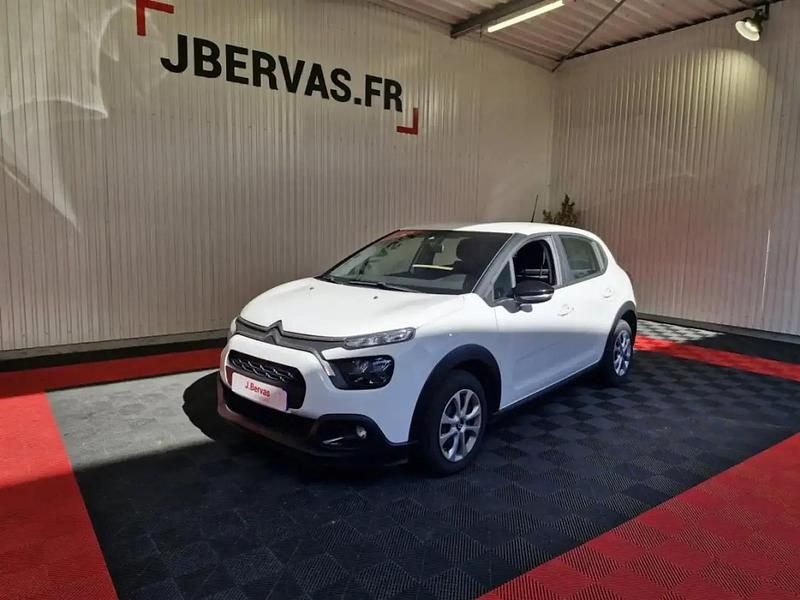 Blanc Utilisé 2021 Citroën C3 Feel Citadine | 7 990 € - Image 1/4
