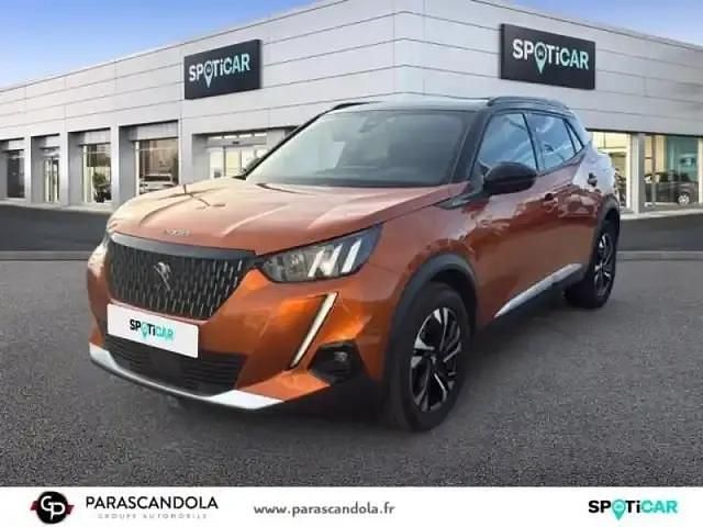 Orange fusion (m) Utilisé 2020 Peugeot 2008 GT-line SUV | 18 990 € (Prix juste) - Image 1/4