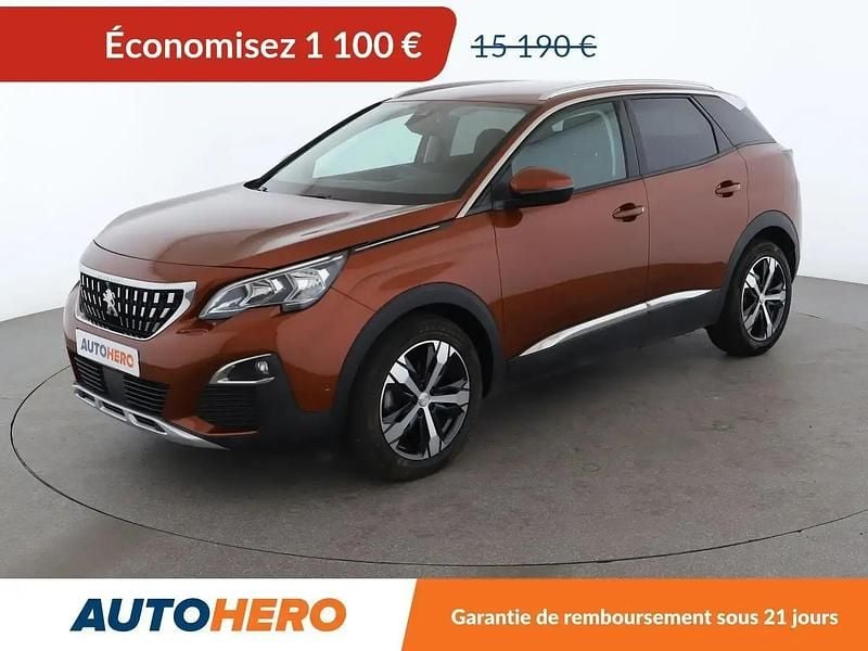 Brun Utilisé 2019 Peugeot 3008 Allure SUV | 14 090 € (Super prix) - Image 1/2