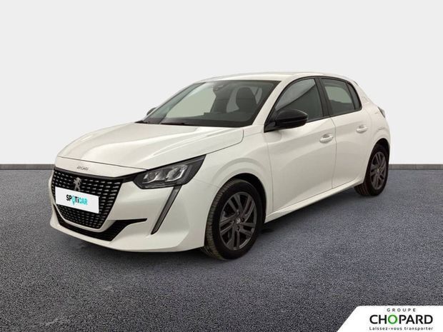 Bleu Utilisé 2021 Peugeot 208 Allure Citadine | 12 990 € (Prix juste) - Image 1/4