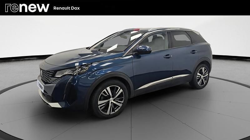 Bleu Utilisé 2021 Peugeot 3008 Allure SUV | 17 590 € (Prix juste) - Image 1/4