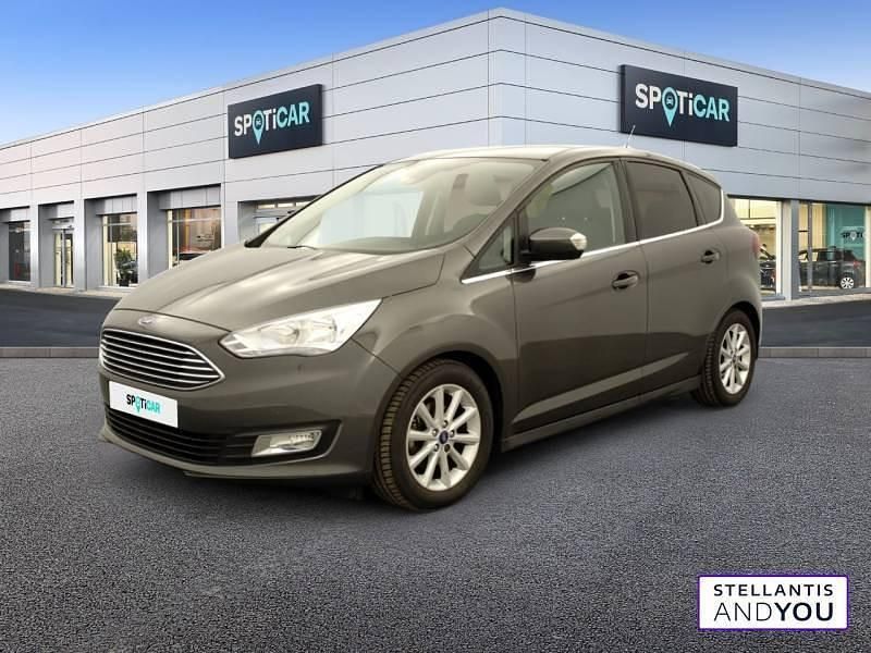 Gris Utilisé 2018 Ford C-MAX Titanium Monospace | 9 690 € (Prix juste) - Image 1/4