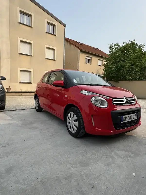 Rouge Utilisé 2015 Citroën C1 Feel Citadine | 4 600 € (Bon prix) - Image 1/4