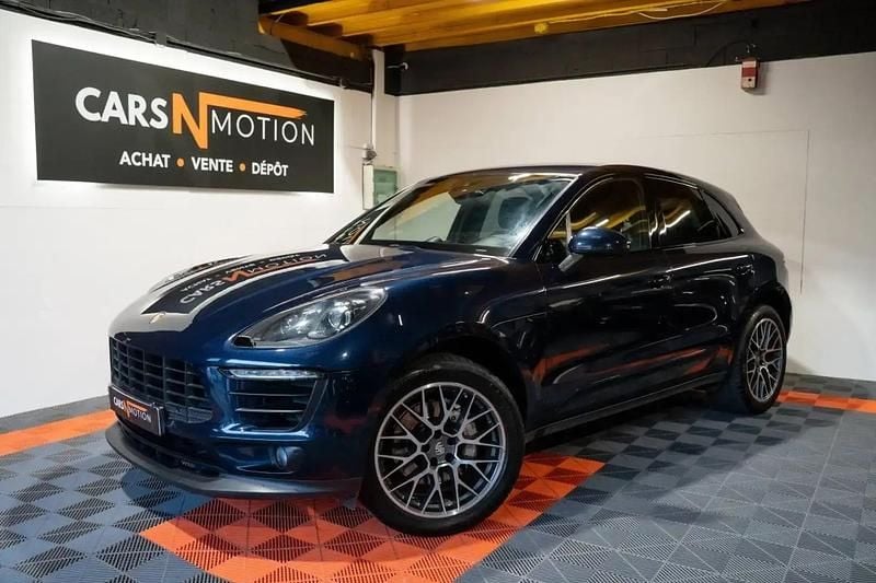 Bleu Utilisé 2017 Porsche Macan S SUV | 36 990 € (Prix juste) - Image 1/4