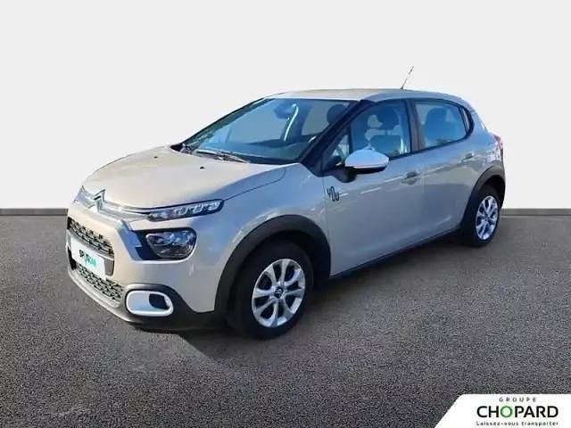 Sable (nacré) Occasion 2021 Citroën C3 PureTech Berline | 9 525 € (Prix juste) - Image 1/4