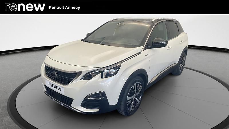 Blanc Utilisé 2019 Peugeot 3008 GT-line SUV | 15 990 € (Bon prix) - Image 1/4