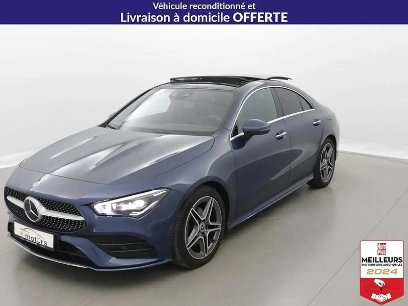 Bleu Utilisé 2020 Mercedes 180 AMG line Berline | 29 500 € - Image 1/4