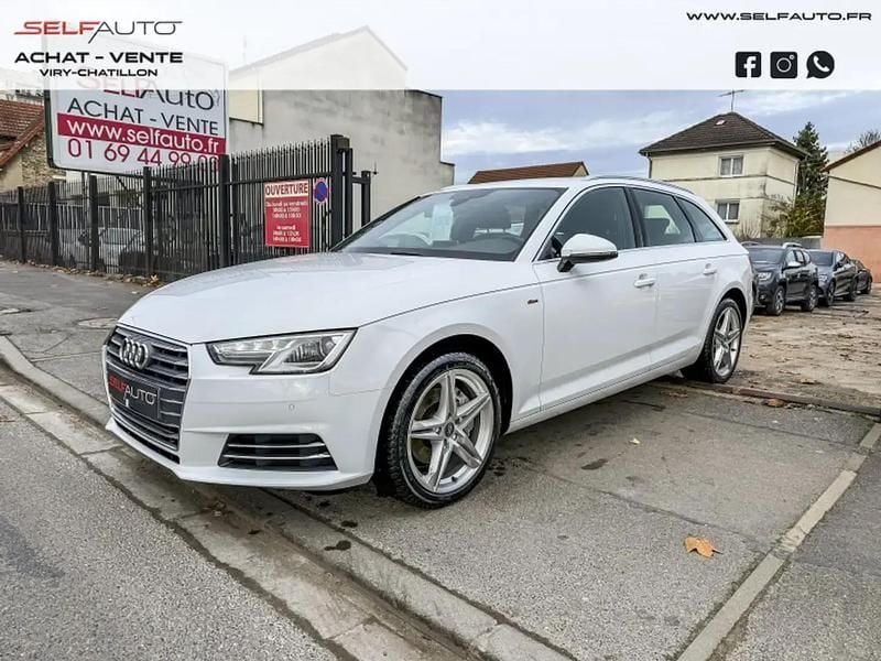 Blanc Occasion 2016 Audi A4 S-Line Break | 12 200 € (Prix juste) - Image 1/4