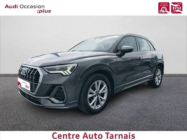 Gris daytona nacré Utilisé 2022 Audi Q3 S-Line SUV | 30 989 € (Bon prix) - Image 1/4