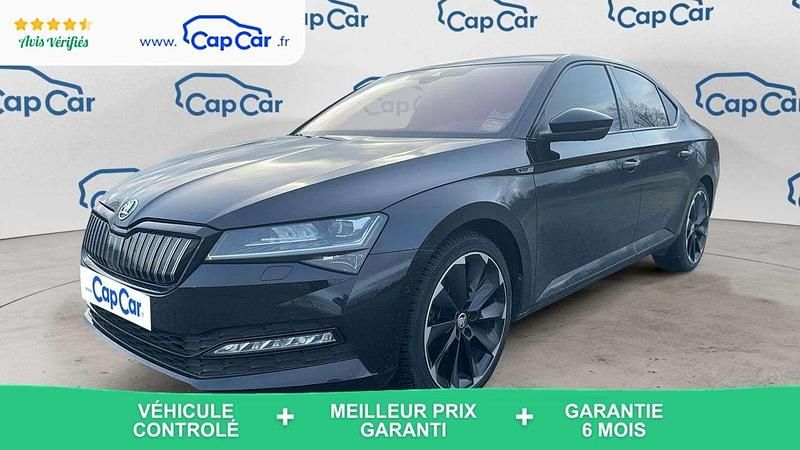 Occasion Skoda Superb SportLine 156 ch (114 kW) 2021 Noir Berline