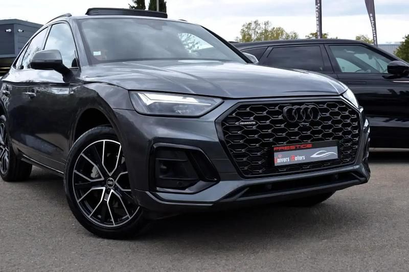 Gris Utilisé 2021 Audi Q5 S-Line SUV | 37 900 € (Prix assez cher) - Image 1/4