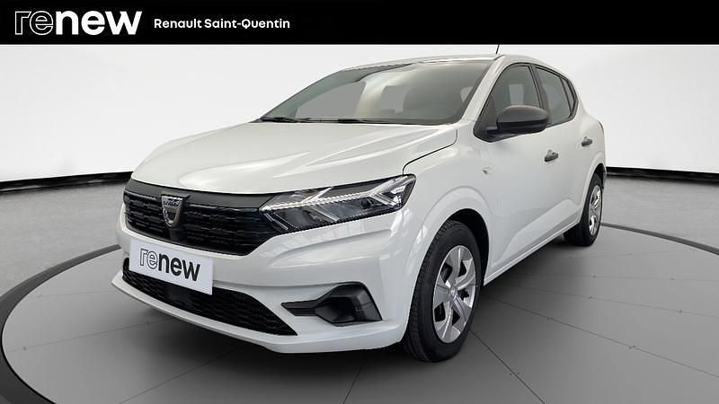 Blanc Utilisé 2022 Dacia Sandero Essentiel Citadine | 12 990 € (Bon prix) - Image 1/4