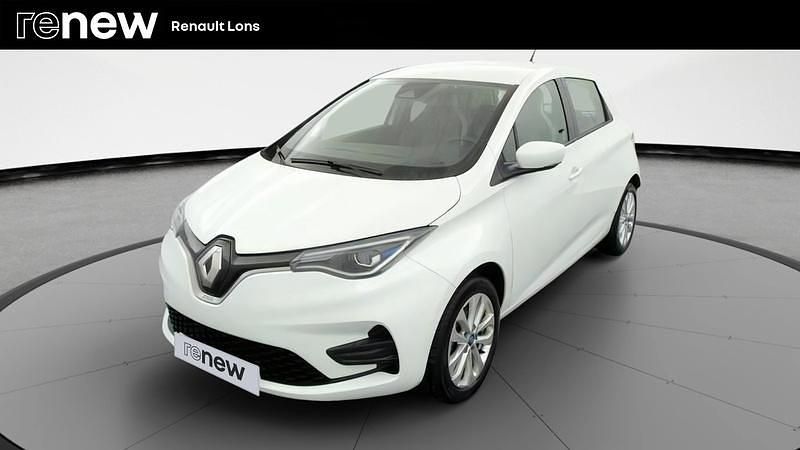 Blanc Utilisé 2020 Renault Zoe Zen Citadine | 7 990 € (Super prix) - Image 1/4
