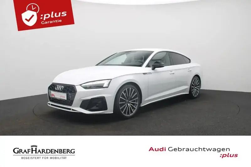 Blanc Utilisé 2024 Audi A5 Sportback S-Line Berline | 44 680 € (Prix assez cher) - Image 1/4