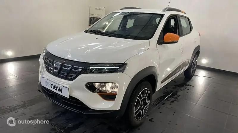 Blanc Utilisé 2022 Dacia Spring Comfort Plus Citadine | 9 999 € (Prix juste) - Image 1/4