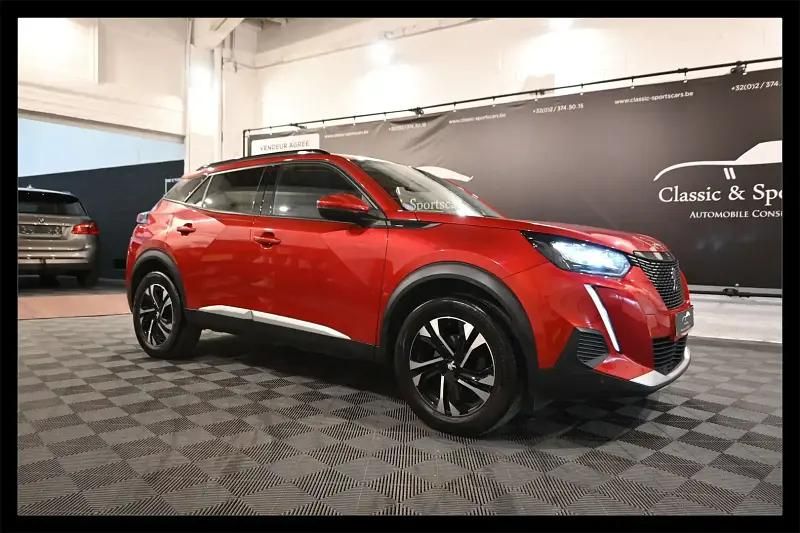 Rouge Utilisé 2020 Peugeot 2008 Allure SUV | 11 950 € (Prix juste) - Image 1/4