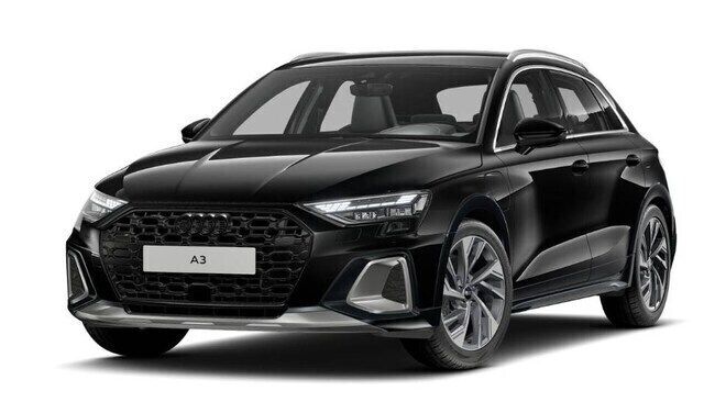 Noir mythic métallisé Nouvelle 2025 Audi A3 e-tron Design Citadine | 53 836 € (Prix juste) - Image 1/4