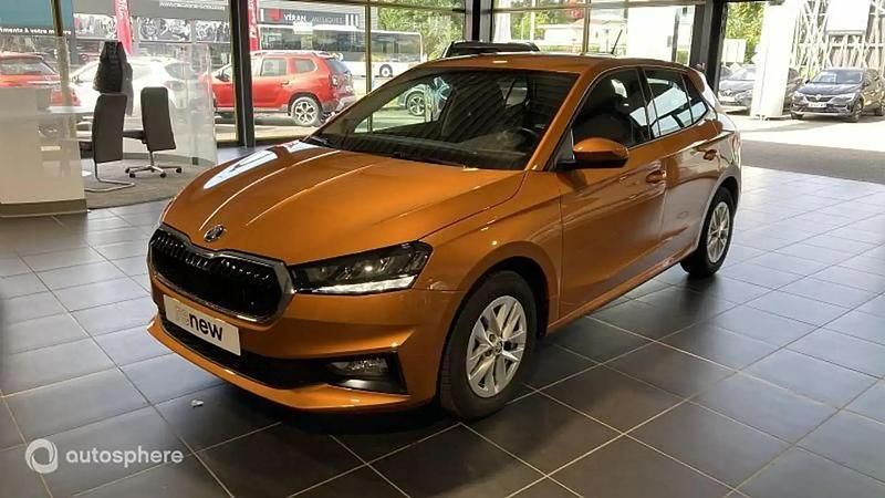 Bleu Utilisé 2022 Skoda Fabia Style Berline | 16 499 € (Prix juste) - Image 1/4